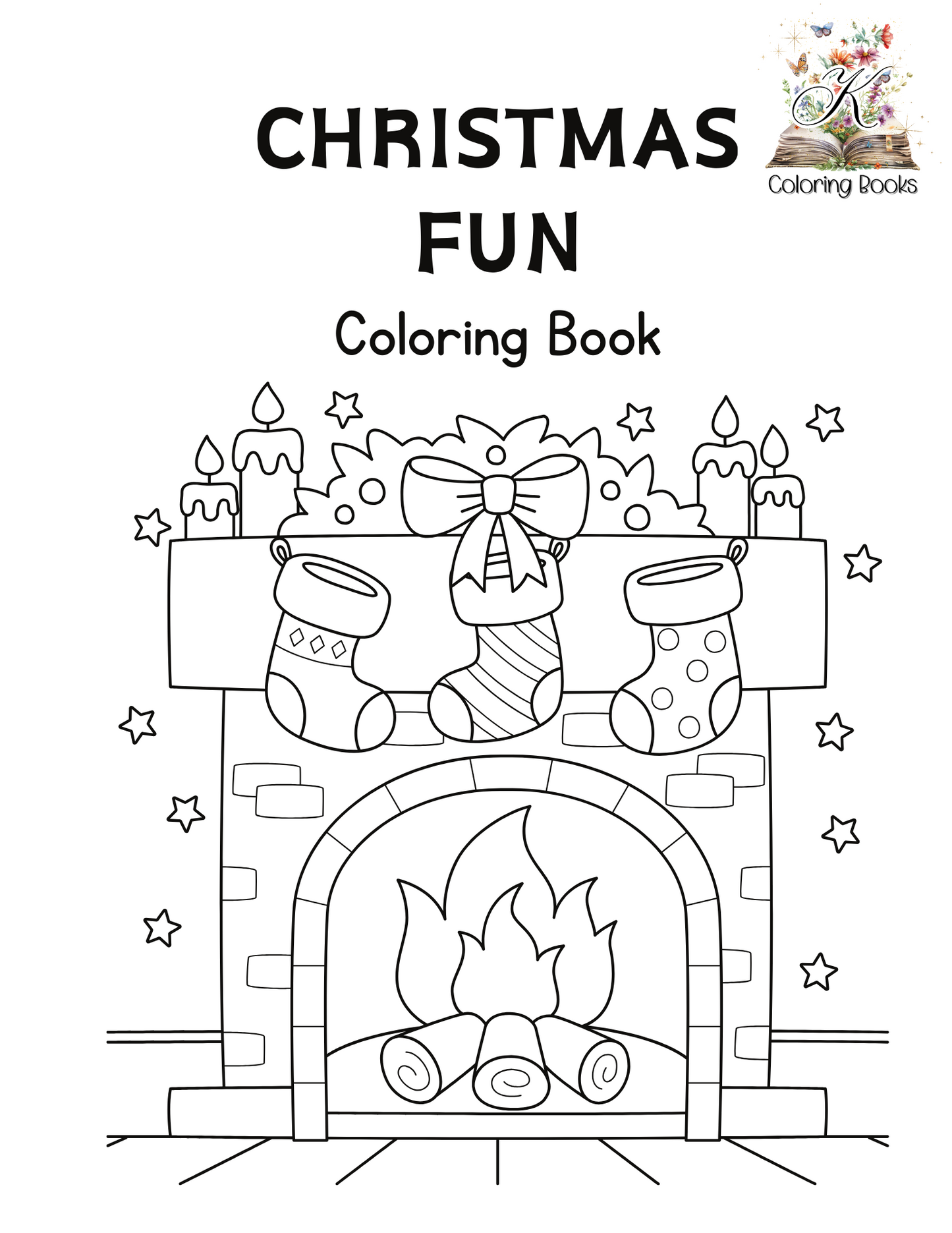 Christmas Fun Coloring Book