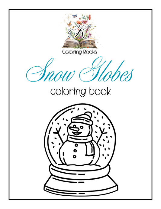 Snow Globes Coloring Book