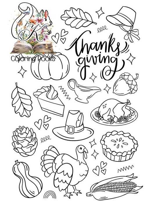 Happy Thanksgiving Freebie Page